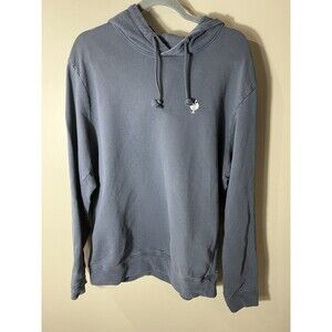 Engelbert Strauss Men's Hooded Sweatshirt Blue  Size Large 100% Cotton